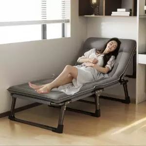 간이 침대 공간활용 휴대용 좁은 야전침대 회사 면마혼방 사무실 각도조절 소파베드 폴딩베드