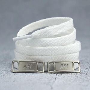 4Pcs AF1 신발 끈 블랙 화이트 플랫 및 장식 운동화 에어 포스 원 액세서리