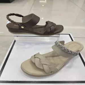 [엘칸토][엘칸토] 여성 천연양가죽 4cm 2-WAY 샌들슬립겸용LCWW26U626 (P003796516)