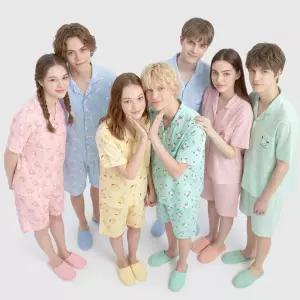 [레노마 언더웨어][산리오캐릭터즈] 여성 남성 커플 잠옷파자마 세트 기획전