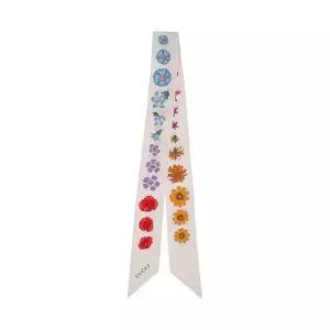 (구찌) 공용 프린트 실크 스카프 816675 3G001 9000