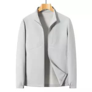 남성봄여름 얇은 스판 자켓 캐주얼 차이나 코트 야상 소프트 쉘 바람막이 N32Z2I 모두2