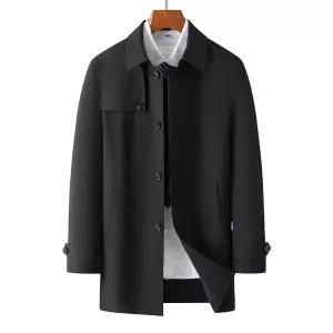 남성 트렌치코트 봄가을 하프 칼라럭셔리 캐주얼 N32Z3K 모두2