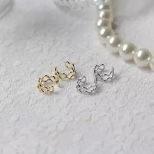 [옷자락]여자 논피어싱 조절가능 물결 이어커프 귀찌