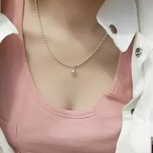 S5107 여성 8미리 볼 군번줄 목걸이 데일리 유니크 은목걸이 실버925