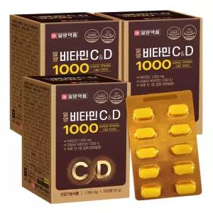 일양약품 일양 비타민C&D1000 100정 X 3개 