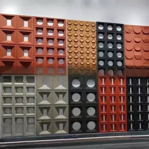 큐블럭 디자인블럭 담장 영롱쌓기 파벽돌 조적공구