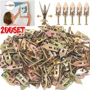 셀프 드릴링 드라이월 앵커 키트 헤비 듀티 금속 익스팬션 볼트 석고 다웰 드라이월 앵커 액자 고정용 패스