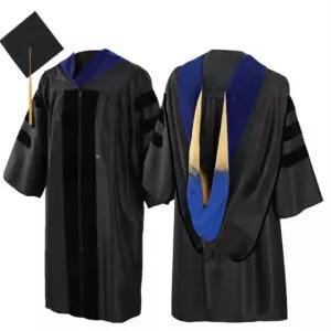 졸업식가운 박사가운 학사모 의상 세트 사진 석사 목사 학사 가운 세트 xs