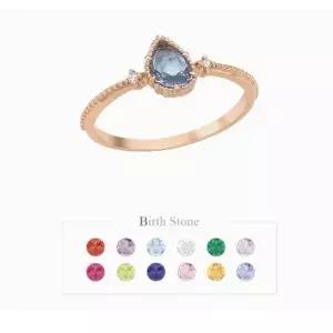 [로이드]주문제작 퓨어드롭 물방울 로즈컷 탄생석 Pure Drop 14k 반지 LRS19041G