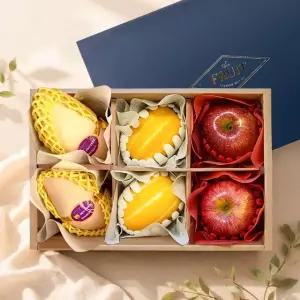 [어버이날] 도담 6구 3종 과일선물세트 5호(망고+사과+참외)