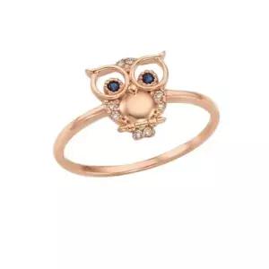 [로이드]탄생석 부엉이 14k 반지 LRS19017G