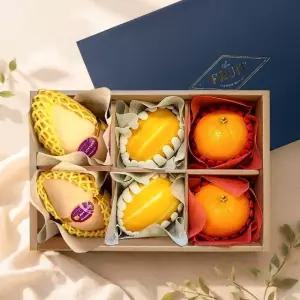 [어버이날] 도담 6구 3종 과일선물세트 1호(망고+참외+오렌지)