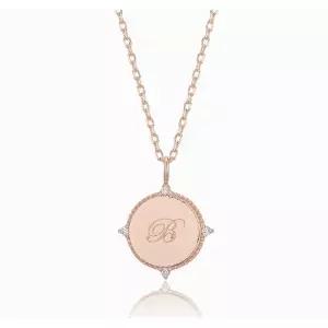 [로이드]주문제작 원형 이니셜 14k 목걸이 LNN18163G