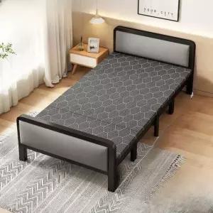 접이식침대 철제 이동식 프레임 A. 보강 블랙 90cm U자형