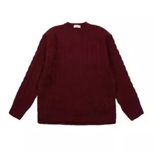 [모로엠] 남성 컬러풀 오버핏 꽈배기 니트 5N-KN-Q025