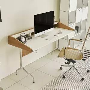 [포스트모던] 볼튼 미드센추리 원목 파티션 컴퓨터 책상 1500