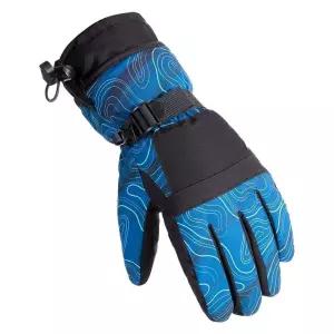 다운 장갑 오리털 라이딩 겨울 방한 보드 방수 스키 두꺼운 야외 손가락 따뜻한 아웃도어