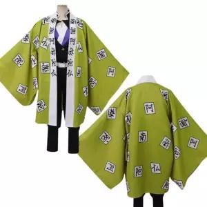 애니메이션 악마 슬레이어 기모노 섹시 나막신 히메지마 포함 코스프레 교