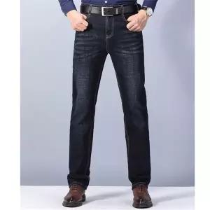 [하프클럽/]남자 청바지 데님 봄 블랙진 깔끔한 일자 바지