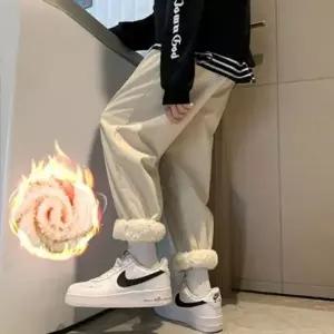 [하프클럽/]겨울 조거바지 방한 뽀글이 운동 바지 플리스 조거