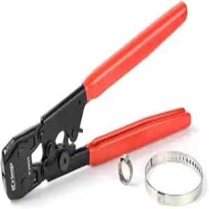 보정 게이지 수트 ASTM F2098 및 비 이어 호스 클램프로 스테인리스 3/8인치에서 고정하는 IWISS 래칭 PEX