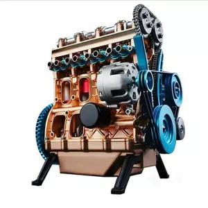 대형 엔진 DIY 조립 이동식 피규어 과학 프라모델