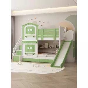 이층 다기능 가구 초등학생 여아 슈퍼싱글 침대 아기