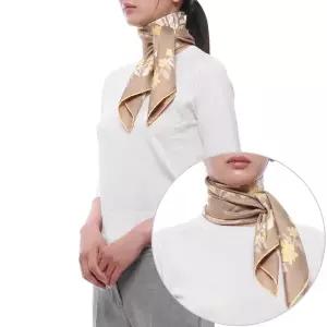 [롯데백화점]버버리 26SS 여성 플로럴 EKD 실크 스카프 8125638 SAND 26S