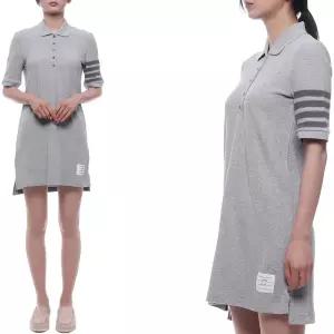 [롯데백화점]톰브라운 26SS 여성 사선 스트라이프 폴로 원피스 FJD134A J0248 050 26S