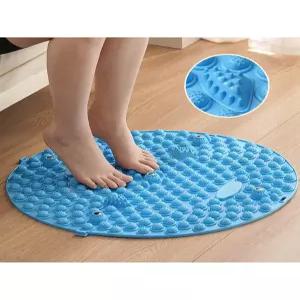 가정용 손가락 프레스 발 마사지 보드 대나무 촬영 밟기 두꺼운 원형 패드