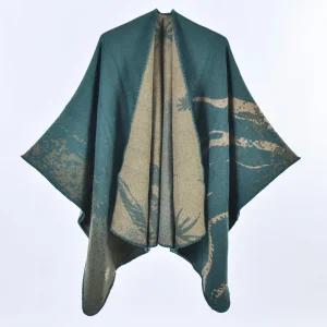 여성망토 사계절 모조 캐시미어 케이프 두껍고 따뜻한 망토 가디건 심쿵돌직구