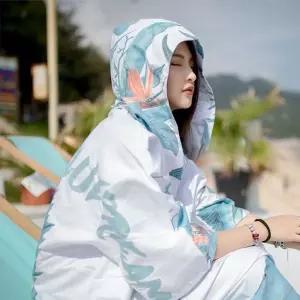 판초 타올 드라이 서프 수영 비치 가운 서핑 로브