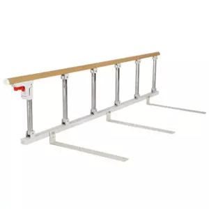접이식 안전 침대 난간 보조기구 안전침대 접이식침대 침대난간 싱글침대 수납침대 원목침대 두꺼운 스테인리스 기둥 3단 실버