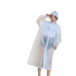 남자우비 다회용 레인코트 우의 남여공용 우비 비옷 판초 여행용 등산용 3p