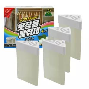 산도깨비 옷장 모서리 코너용 탈취제 코튼향 4개입