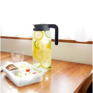 국산 트라이탄 손잡이 냉장고 원형 물통 1.7L 신혼살림 가벼운 곡물통