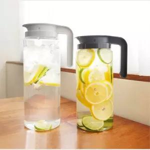 국산 손잡이 넓은입구 눈금 2리터 냉장고 물병 음료수 식탁물병 물통