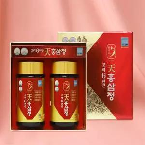 유쎌몰 천홍삼정 2P X4 홍삼원액 순수식품홍삼