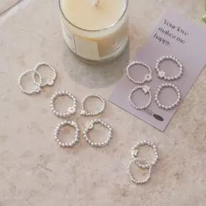 DIY 키트 925 은볼 시즌3 반지 재료 비즈 펜던트 만들기 세트 12종 silver