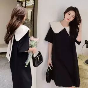 [하프클럽/]허니 와이드 원피스 데이트룩 러블리 캐주얼 가벼운