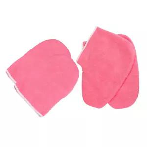 여성용 비트푸푸 파라핀 테라피 풋 글러브 세트 왁스 목욕 커버 스킨 케어 도구 스파 가정용