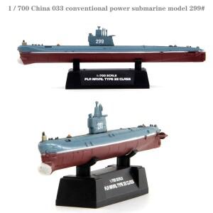 중국 033 재래식 파워 잠수함 모델 299  E37322 완제품 군함 1 700
