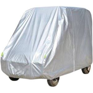 완전 밀폐형 노인용 사륜 차양 두꺼운 차단 레인 스쿠터 커버 자외선 삼륜 전동