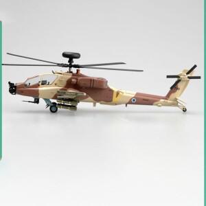 1 72 스케일 트럼펫 37032 이스라엘 공군 AH64D 아파치 완성 항공기 모델 컬렉션 장난감 디스플레이 선물