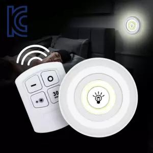 S10012 터치등(3개입) LED 포함 리모컨 무드등 원형