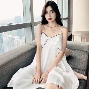 [하프클럽/]고급 리본 실리콘 슬립 여성 발편한 여름 슬라이드