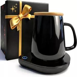 컵 세트가 포함된 커피 머그 워머 선물 책상용 위한 애호가를 가능한 발렌타인데이 조절이 2026 전기 온도