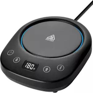 커피 머그 워머 7가지 온도 설정 빠른 차단 우유 112시간 가열 티 머그잔 음료 타이머 자동 워머블랙 및