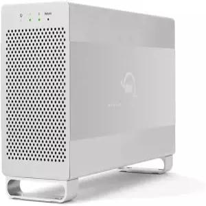 듀얼 3.5 HDD용 eSATA 및 USB 3.2가 포함된 OWC 트 프로 8 2베이 RAID 인 MAC PC용 외장 하드 드라이브